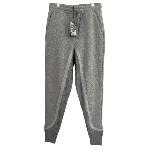 Twenty Montréal Knit Panel Joggers Gray Sweatpants Women’s Size Small NWT - Picture 4 of 7